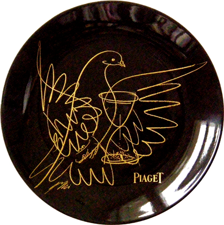 Hans Erni Piaget Teller assiette plate Time and Peace